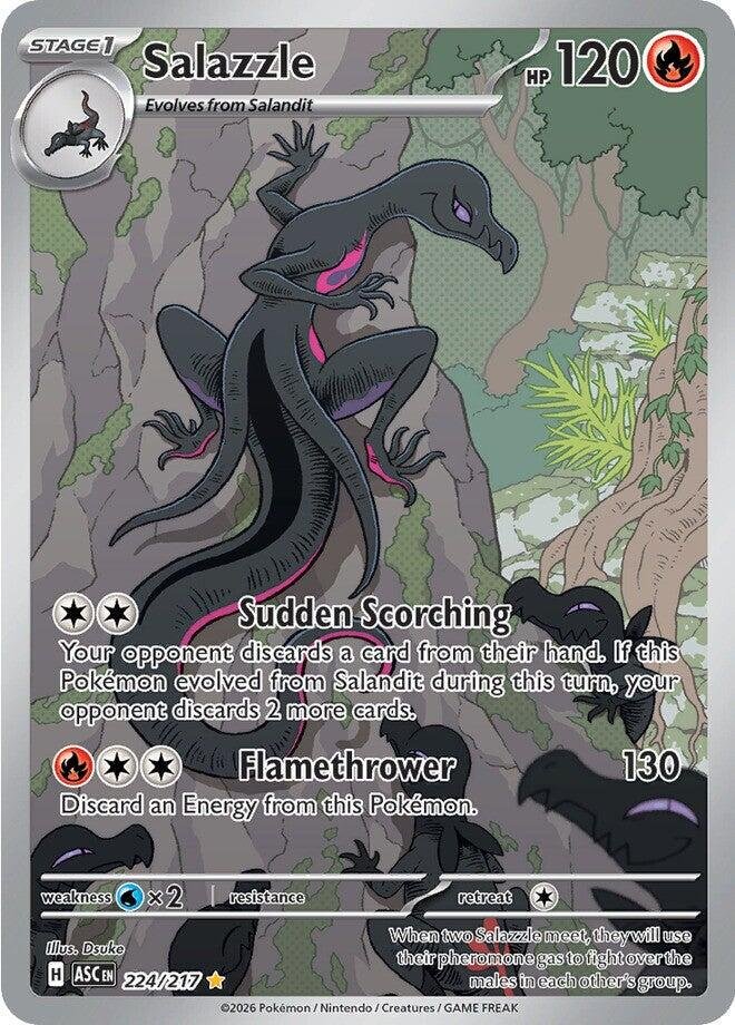 Salazzle #224 Pokemon Ascended Heroes