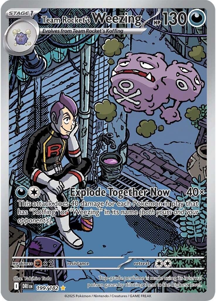 Team Rocket’s Weezing #199 Pokemon Destined Rivals